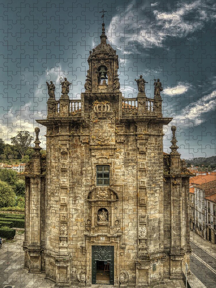 Church Jigsaw Puzzle featuring the photograph San Fructuoso, Santiago de Compostela by Micah Offman