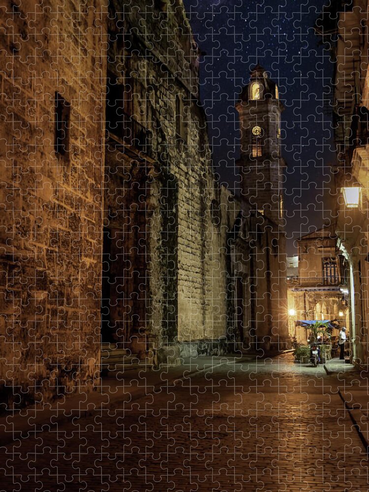 Calle Jigsaw Puzzle featuring the photograph San Ignacio Havana by Micah Offman