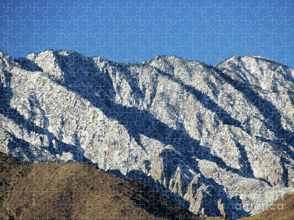 San Jacinto Mountains Jigsaw Puzzle featuring the photograph San Jacinto Mountains 5 by Randall Weidner