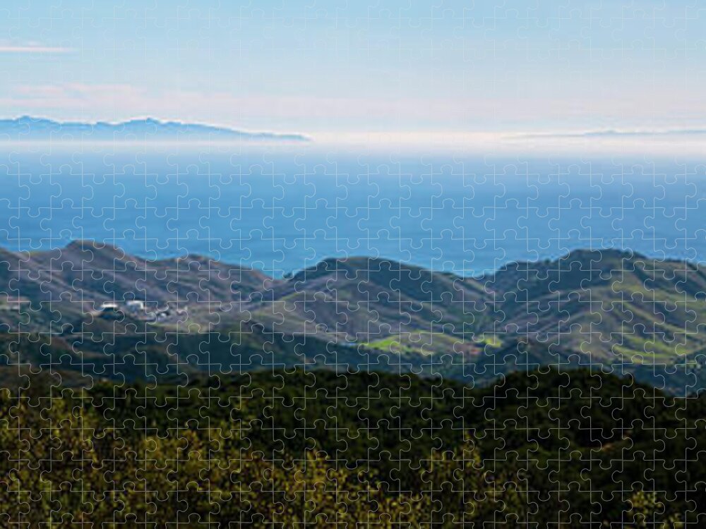 Central California Jigsaw Puzzle featuring the photograph Santa Barbara Channel by Ryan Huebel