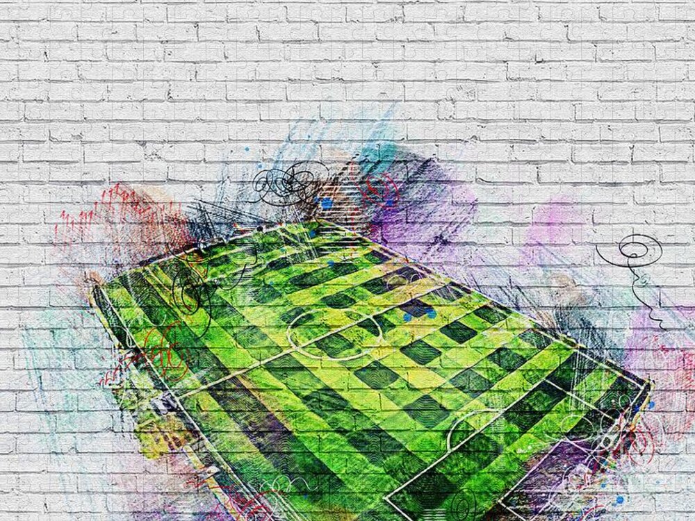 Bernabeu Stadium Fine Art Jigsaw Puzzle Real Madrid Football Club 