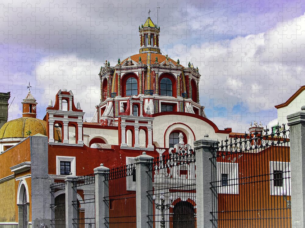 Church Of Santo Domingo Jigsaw Puzzle featuring the photograph Santo Domingo by William Scott Koenig