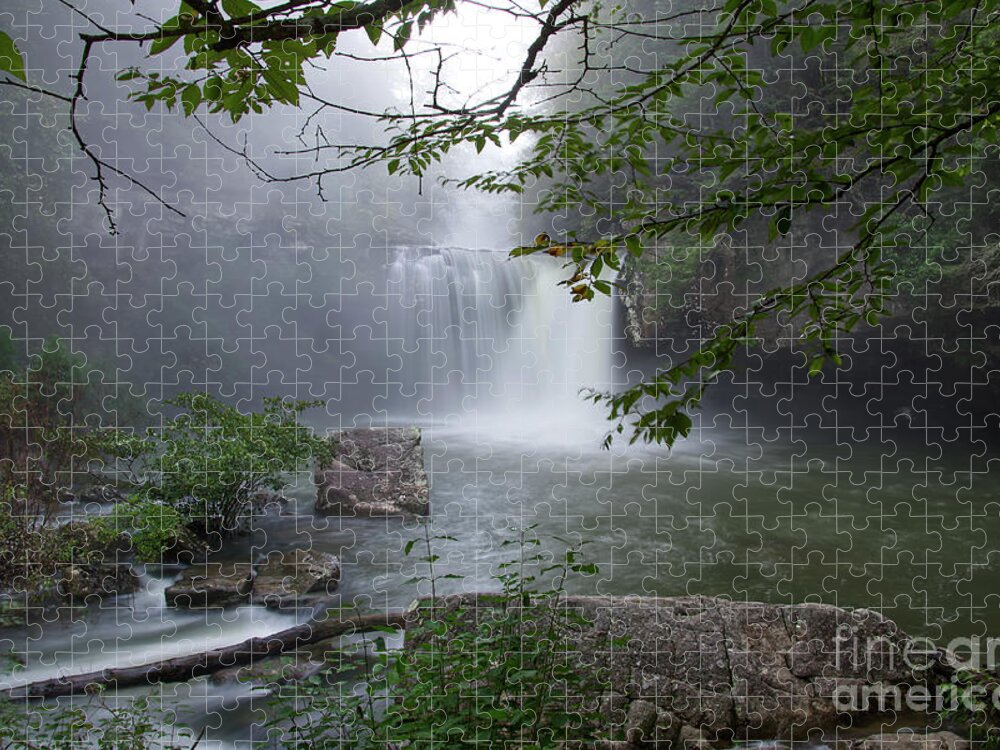 Savage Falls Jigsaw Puzzle featuring the photograph Savage Falls 21 by Phil Perkins