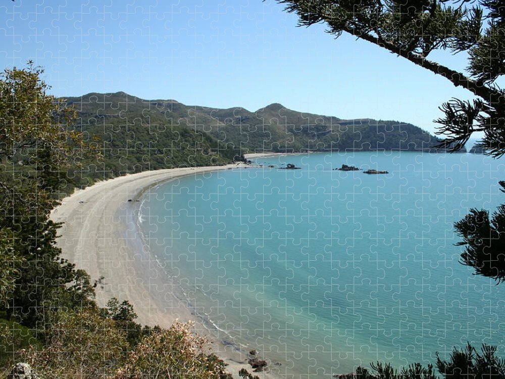 Landscape Jigsaw Puzzle featuring the photograph Scenic Lookout Cape Hillsborough 2 by Maryse Jansen