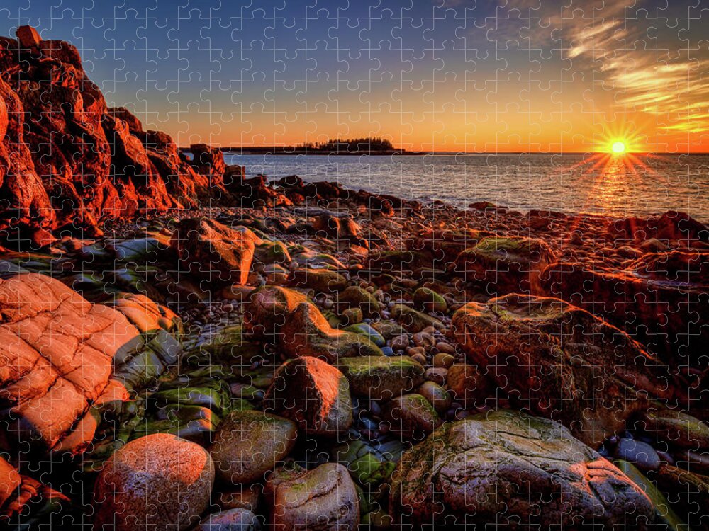Schoodic Peninsula Jigsaw Puzzle featuring the photograph Schoodic Peninsula 34a7225 by Greg Hartford