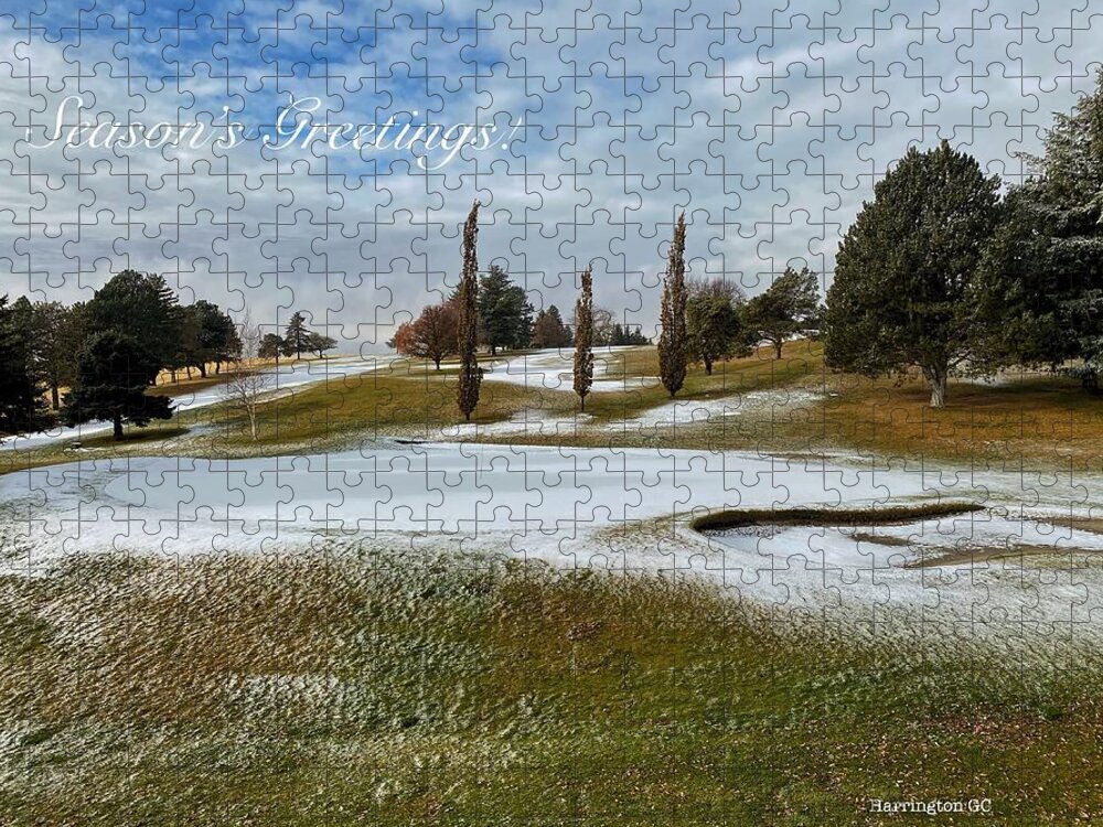 Greeting Card Jigsaw Puzzle featuring the photograph Seasons Greetings 2020 by Jerry Abbott