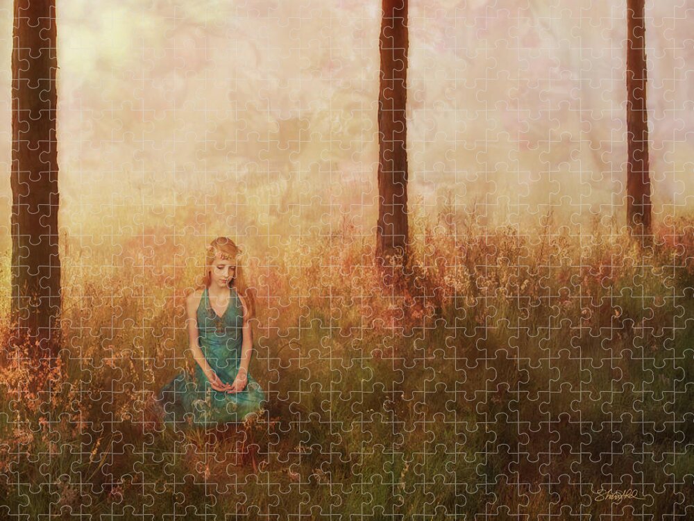 Fine Art Jigsaw Puzzle featuring the photograph Serenity by Shara Abel