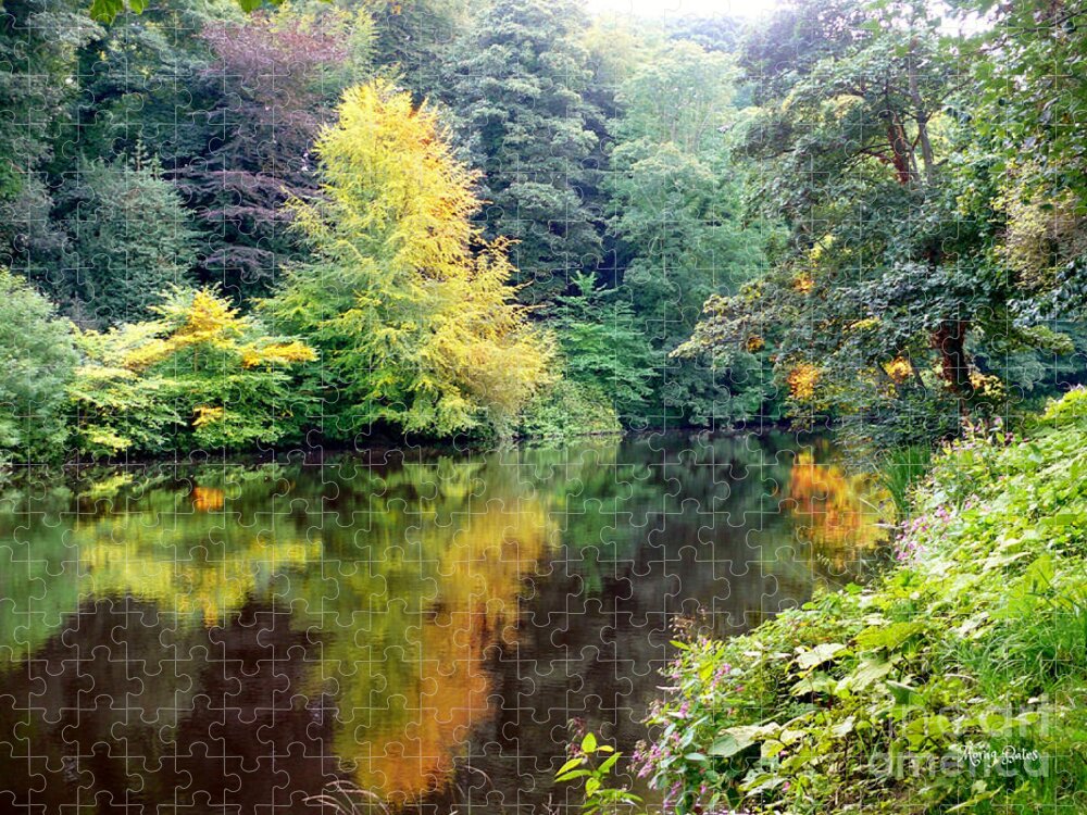 Durham City Jigsaw Puzzle featuring the photograph Shades of Green by Morag Bates