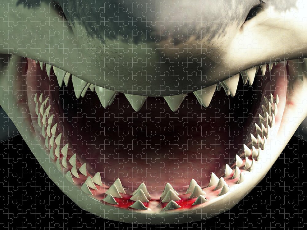 Shark Teeth Jigsaw Puzzle by Daniel Eskridge - Instaprints