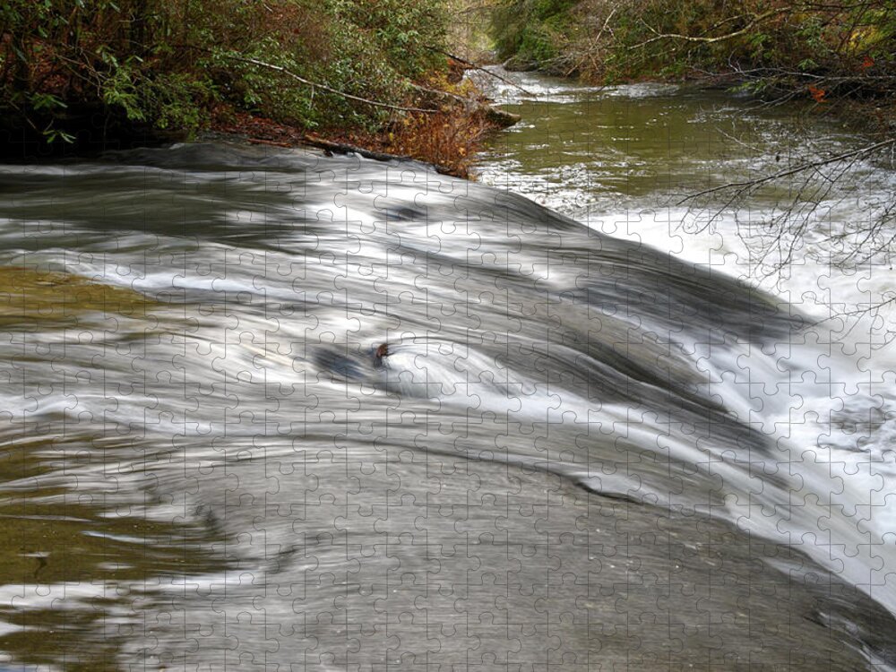 River Jigsaw Puzzle featuring the photograph Shifting Waters by Phil Perkins