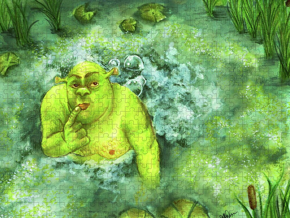 shrek swamp background