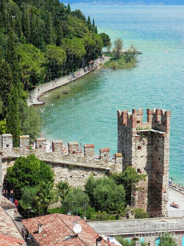 Sirmione Jigsaw Puzzle featuring the photograph Sirmione by Claudia Zahnd-Prezioso