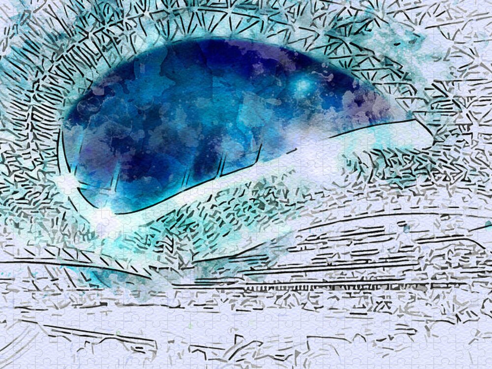 Sketch 607 Velodrome Night Match Olympique Marseille Stadium Fans Full  Soccer Stade France Football French Stadiums Om Jigsaw Puzzle