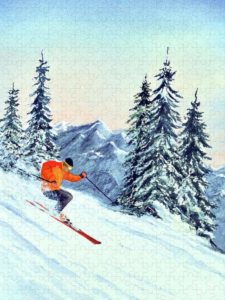 Voel me slecht Sovjet Polijsten Skiing The Clear Leader Jigsaw Puzzle by Bill Holkham - Pixels