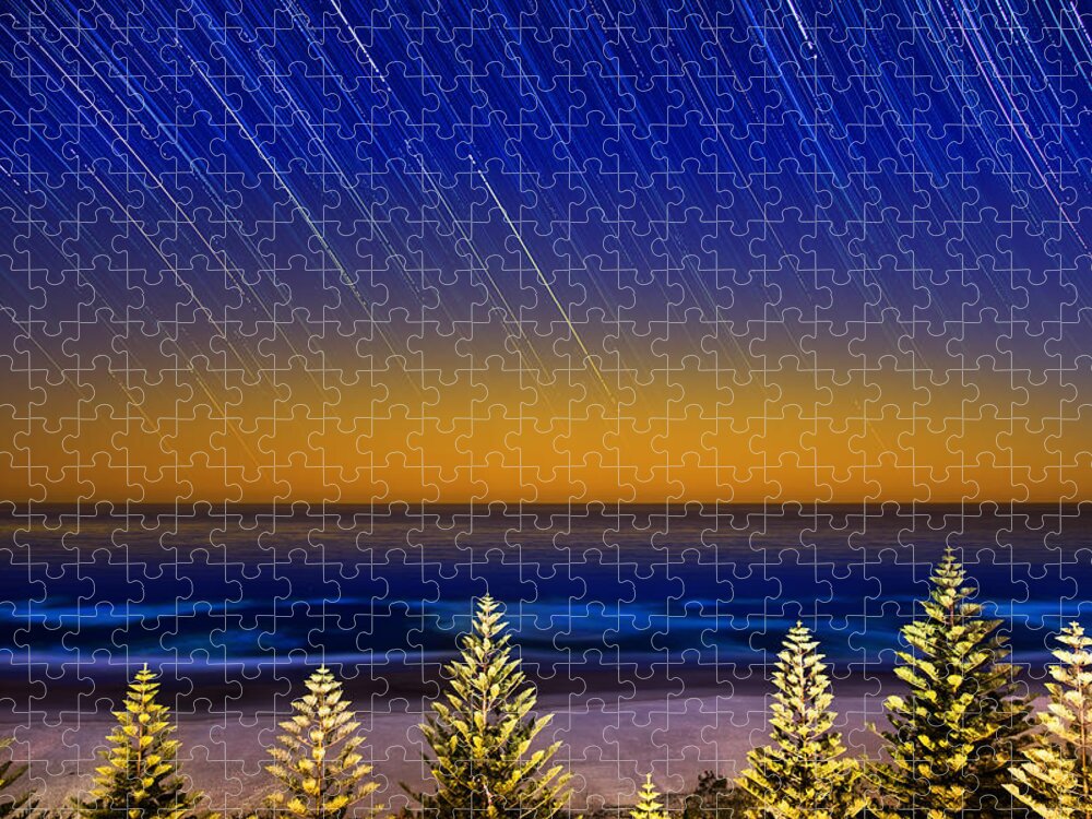 Australian Beaches Jigsaw Puzzle featuring the photograph Skyfall by Az Jackson