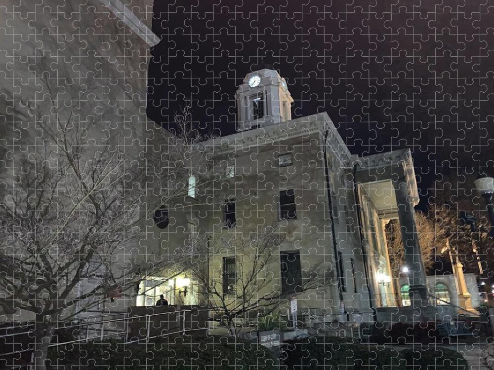 Court Jigsaw Puzzle featuring the photograph Small Town Justice by Lee Darnell