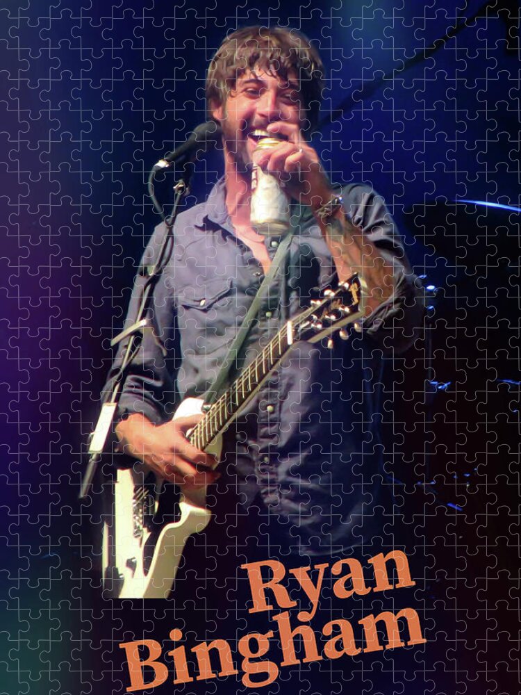 Rock And Roll Jigsaw Puzzle featuring the photograph Smile with Ryan Bingham by Micah Offman