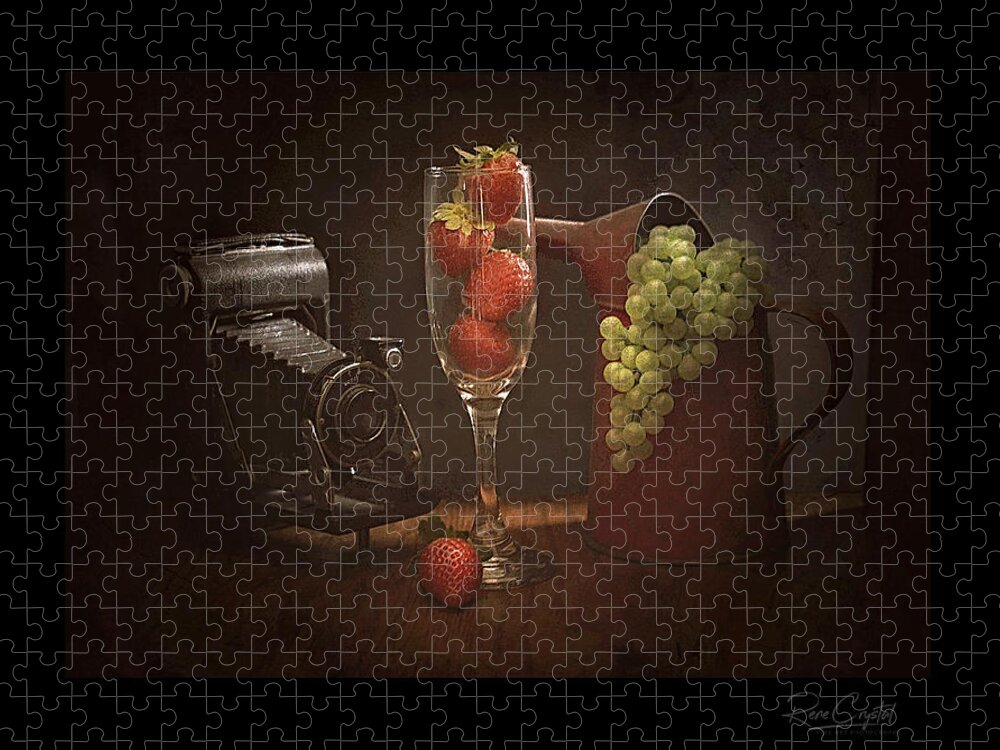 Still Life Jigsaw Puzzle featuring the photograph Smile...You're A Still Life by Rene Crystal