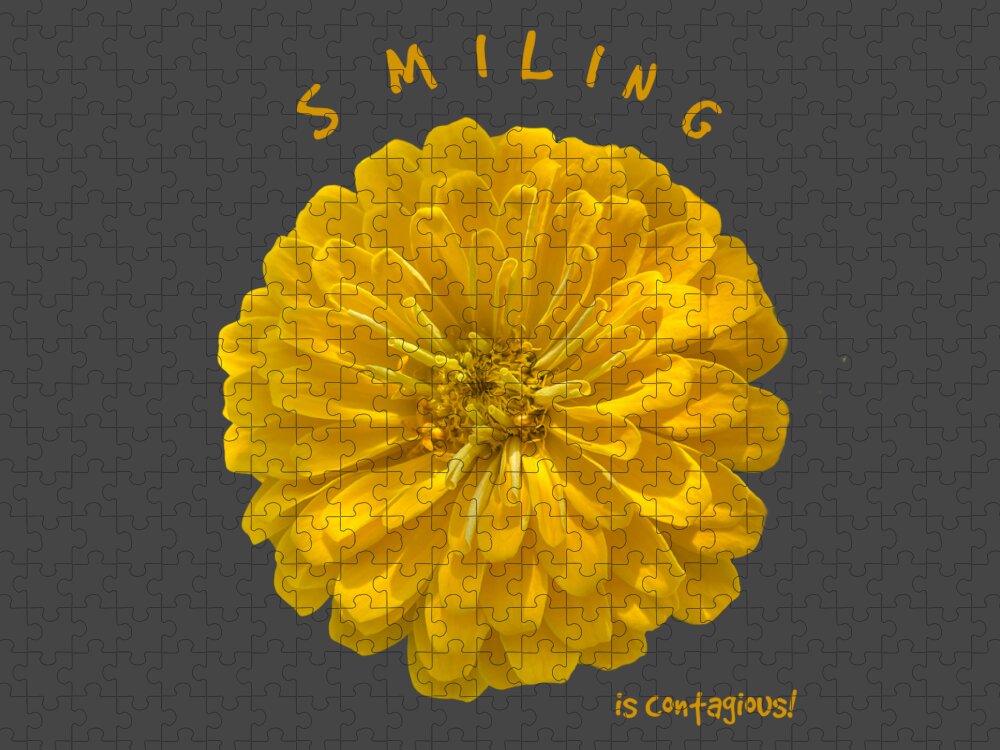 Smile Jigsaw Puzzle featuring the photograph Smiling is Congtagious by Carol Groenen