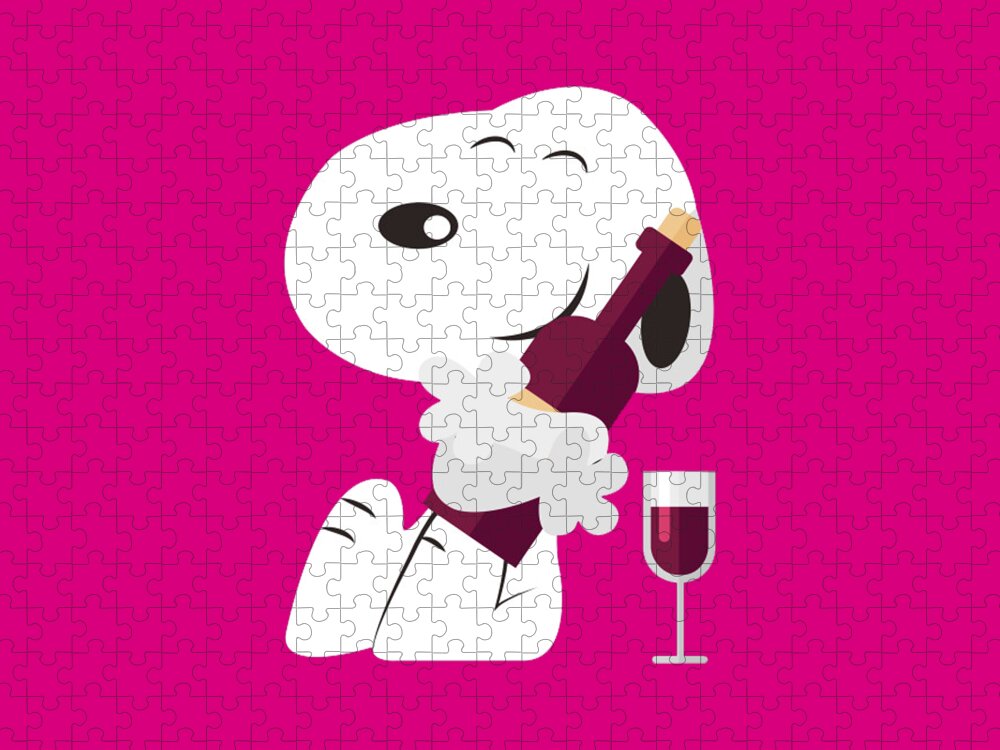 Snoopy Drink Jigsaw Puzzle by Sherry G Ford - Pixels