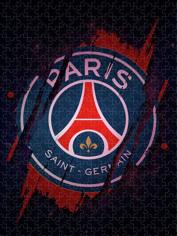 Soccer League Red Paris Saint Germain FC Jigsaw Puzzle