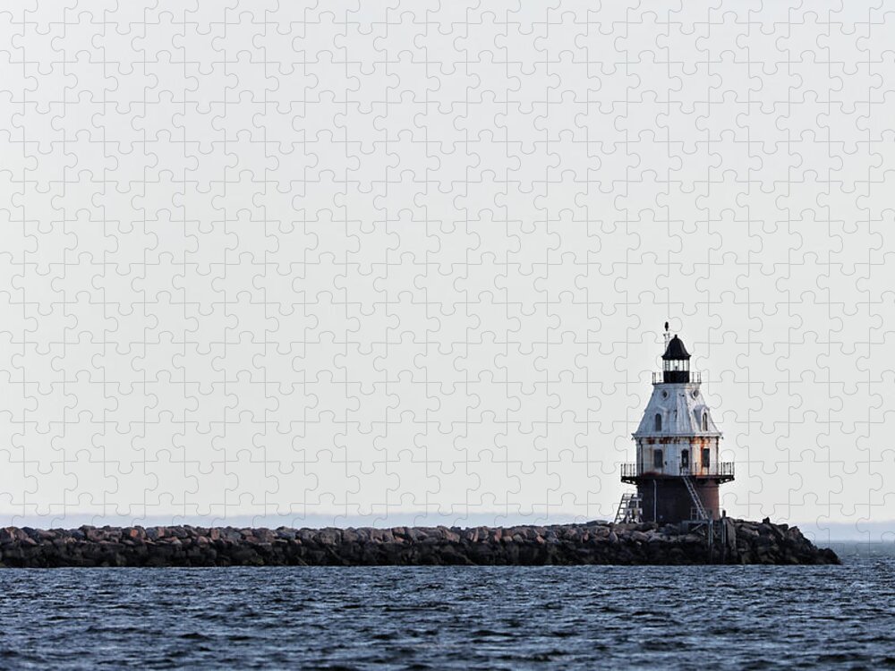 Southwest Ledge Lighthouse Jigsaw Puzzle featuring the photograph Southwest Ledge Lighthouse by Doolittle Photography and Art