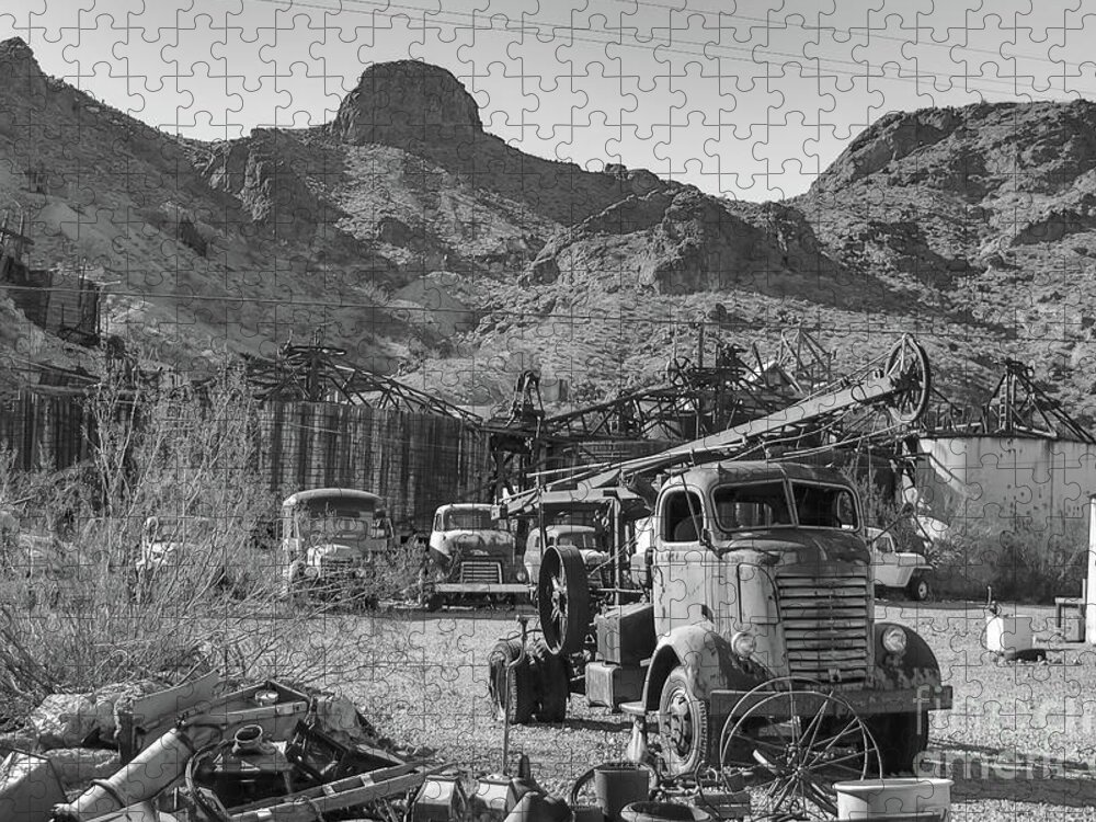 Southwest Jigsaw Puzzle featuring the photograph Southwest mining by Darrell Foster