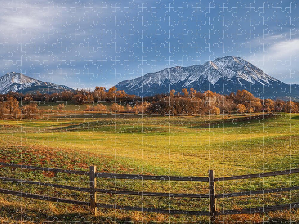 Colorado Jigsaw Puzzle featuring the photograph Spanish Sunset by Darren White