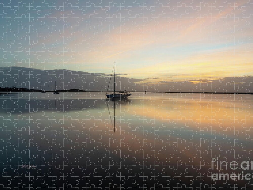 Sunsets Jigsaw Puzzle featuring the photograph Spiritual Evening by DB Hayes