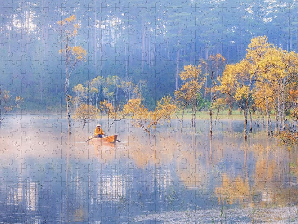 Awesome Jigsaw Puzzle featuring the photograph Spring Coming by Khanh Bui Phu