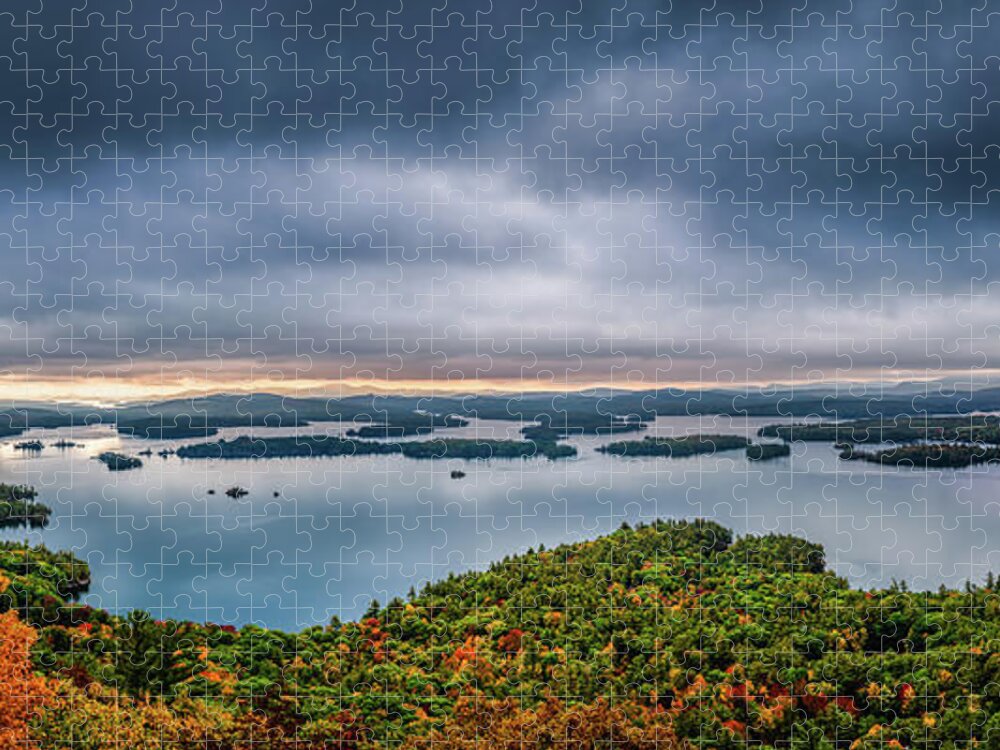 Squam Lake Jigsaw Puzzle featuring the photograph Squam Lake NH, Rattlesnake View by Michael Hubley
