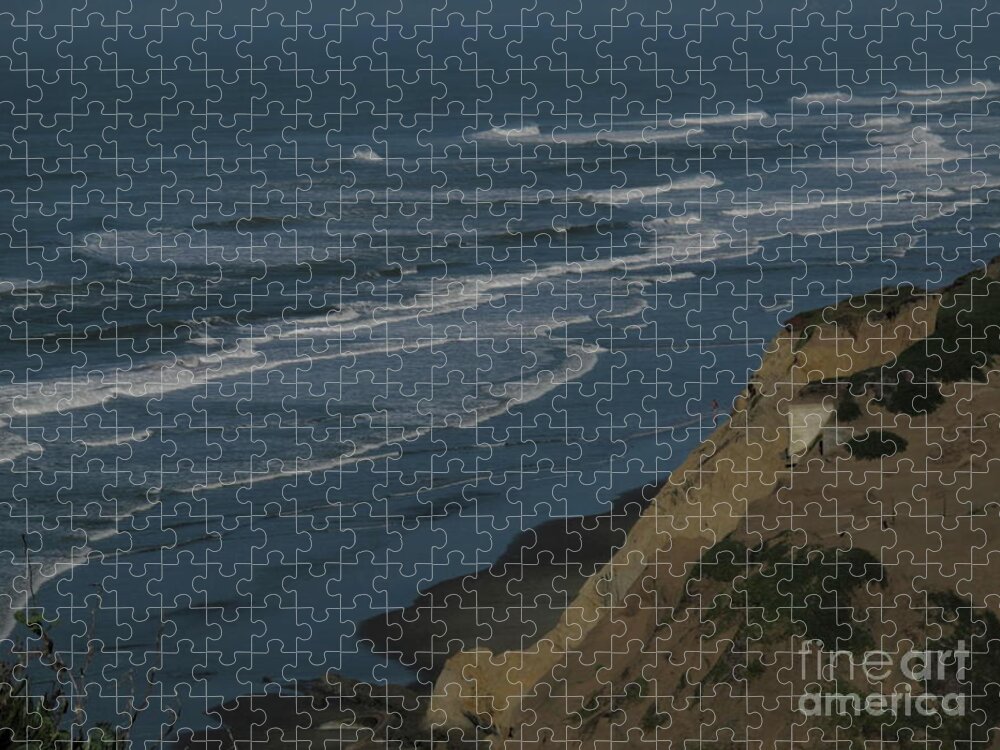 Pacific Coast Jigsaw Puzzle featuring the photograph SSFCoast by Mary Kobet