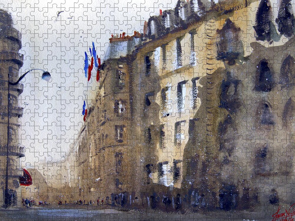 Paris Saint Germain Painting Jigsaw Puzzle