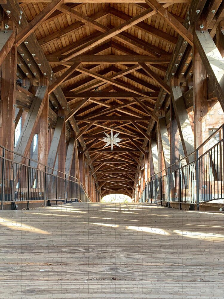 Old Jigsaw Puzzle featuring the photograph Star Bridge by Lee Darnell