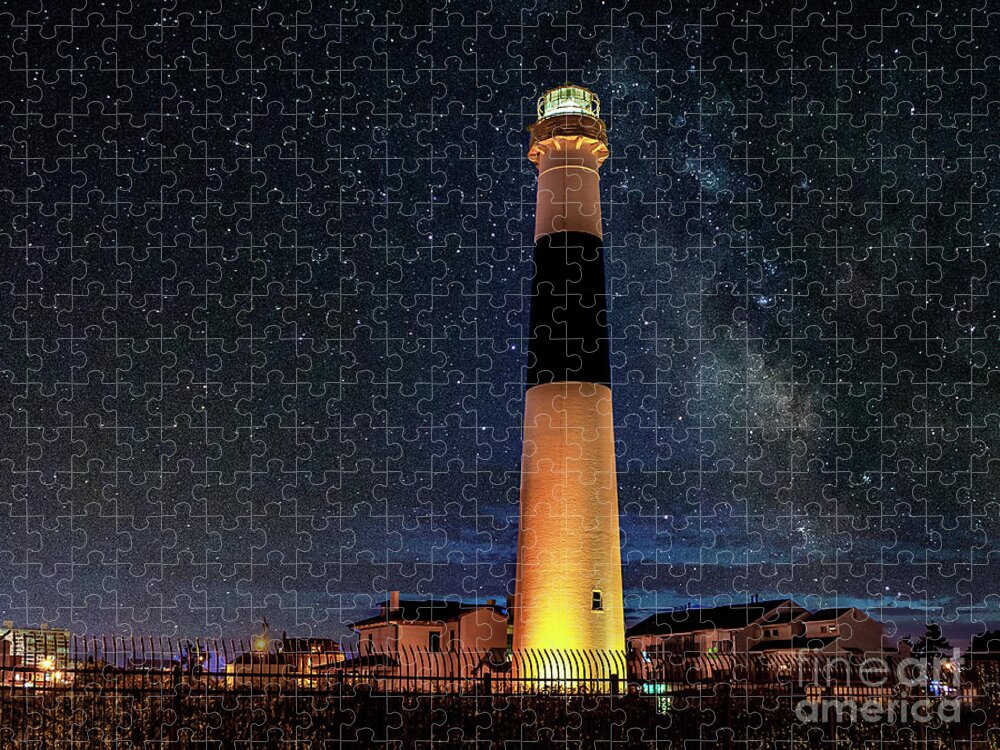 Lighthouse Jigsaw Puzzle featuring the photograph Stars at Absecon Light by Nick Zelinsky Jr