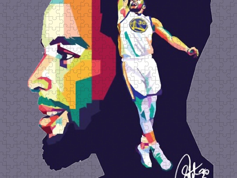 Stephen Curry Jigsaw Puzzle