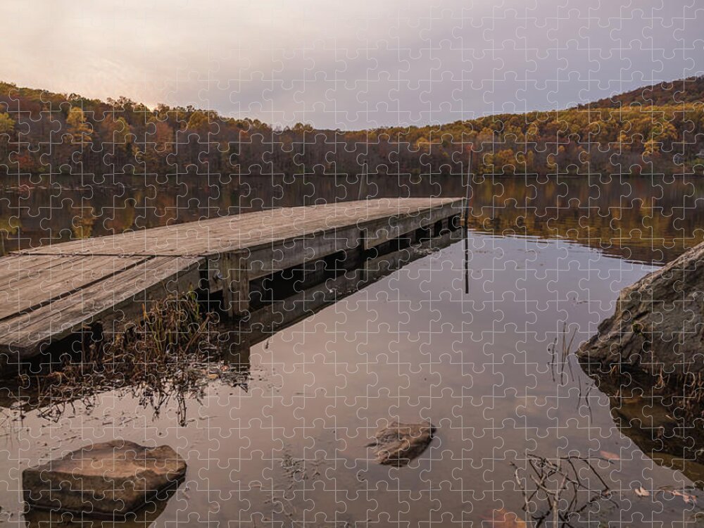 Oxford Furnace Jigsaw Puzzle featuring the photograph Still by Kristopher Schoenleber