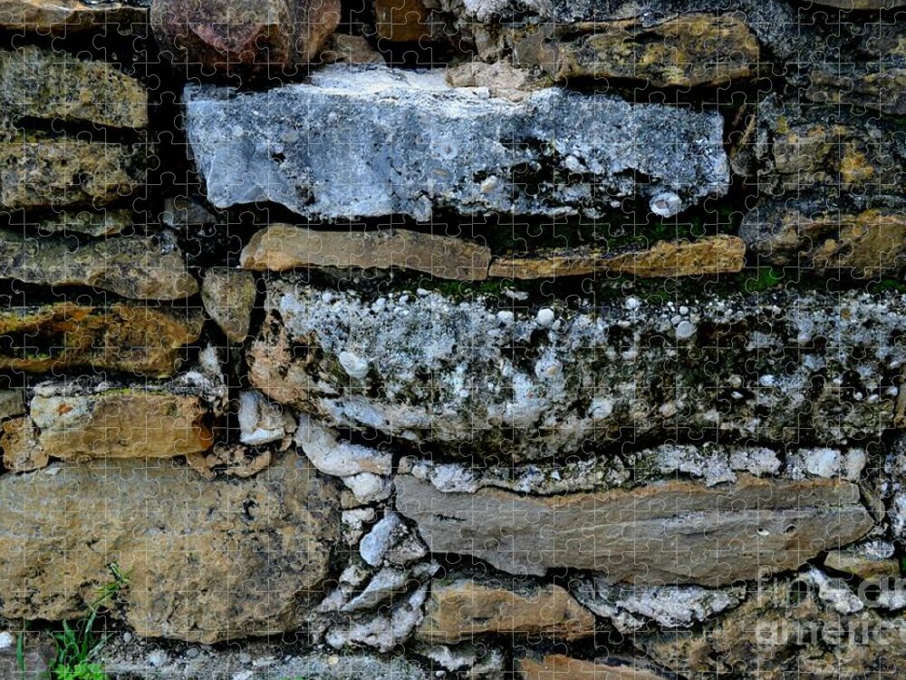 Wall Photography Jigsaw Puzzle featuring the photograph Stones from the Past by Expressions By Stephanie