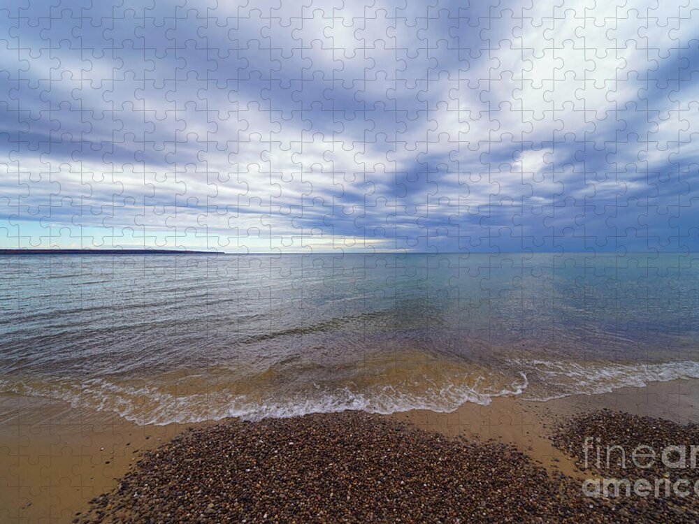 Stones Of Miners Beach Jigsaw Puzzle featuring the photograph Stones of Miners Beach by Rachel Cohen