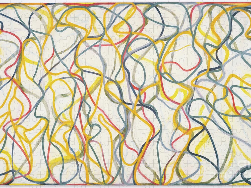 Brice Marden Jigsaw Puzzle featuring the photograph Study for the Muses by Doc Braham
