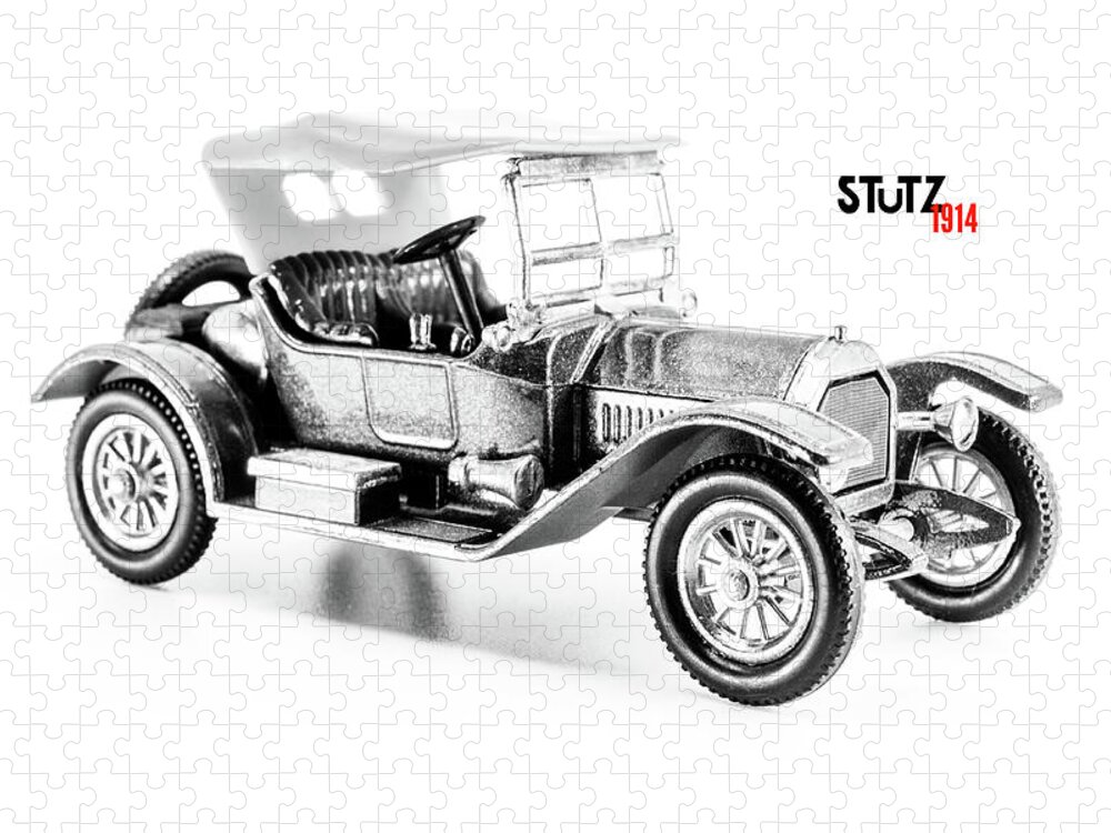 1914 Jigsaw Puzzle featuring the photograph Stutz type 4E Roadster 1914 by Viktor Wallon-Hars
