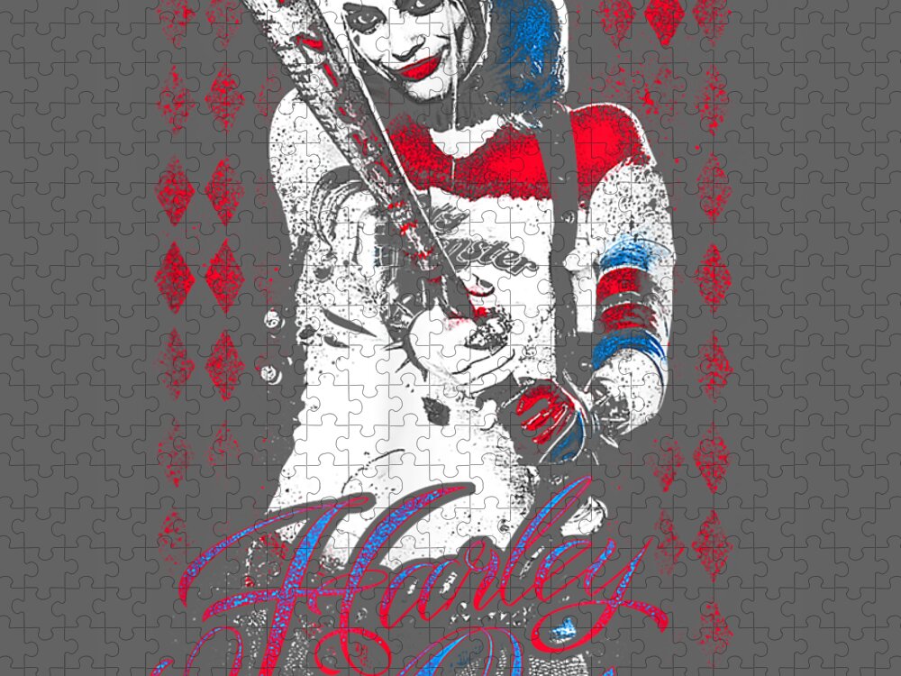 Suicide Squad Harley Quinn Bat christmas present b Jigsaw Puzzle by Kody  Becca - Pixels