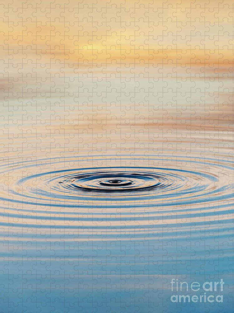 Water Ripple Jigsaw Puzzle featuring the photograph Sunrise Ripples by Tim Gainey