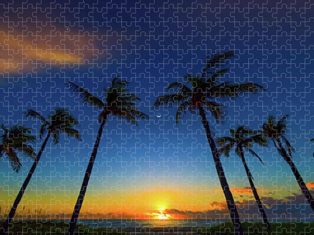 Sunrise Jigsaw Puzzle featuring the photograph Sunrise Voyage by Mark Andrew Thomas