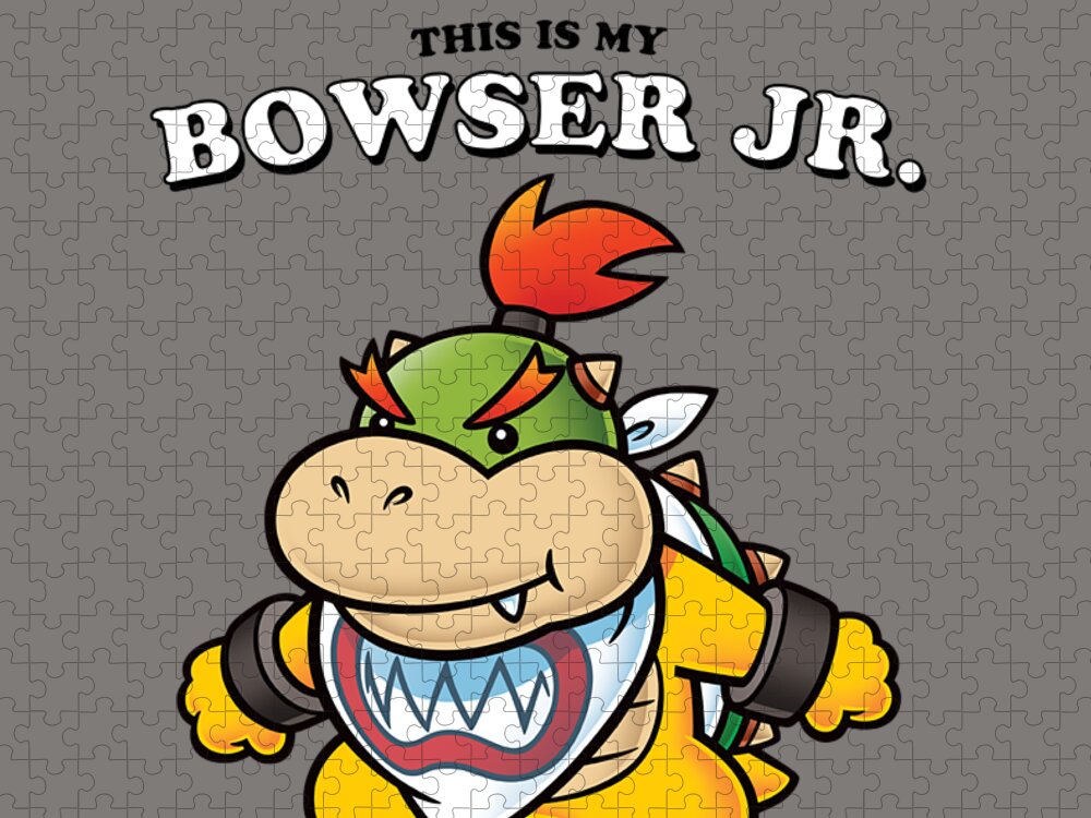 Super Mario This Is My Bowser Jr Costume Jigsaw Puzzle by Sunnin Fionn -  Pixels