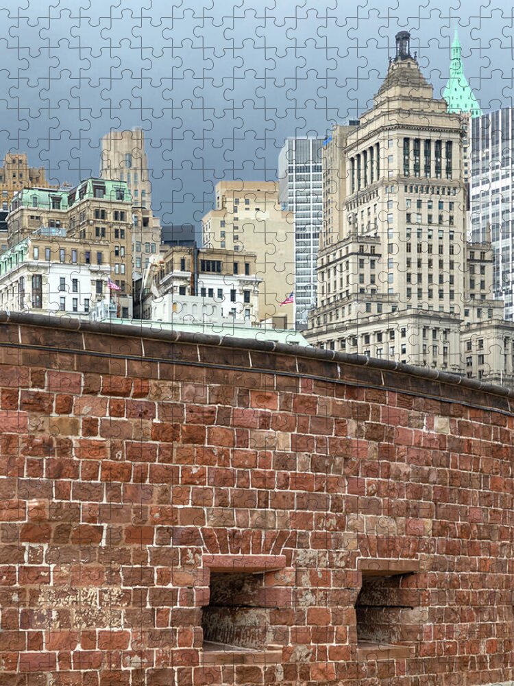 Brick Jigsaw Puzzle featuring the photograph Surrounding the City by Cate Franklyn
