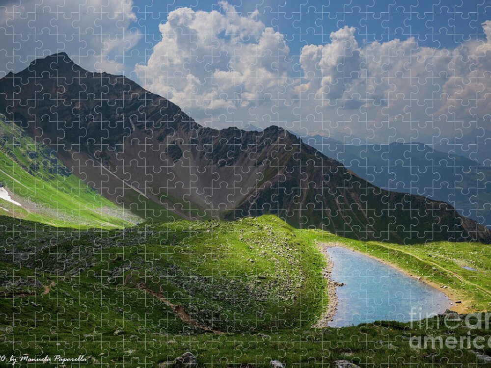 Switzerland Jigsaw Puzzle featuring the photograph Swiss Alps View by Manuela's Camera Obscura