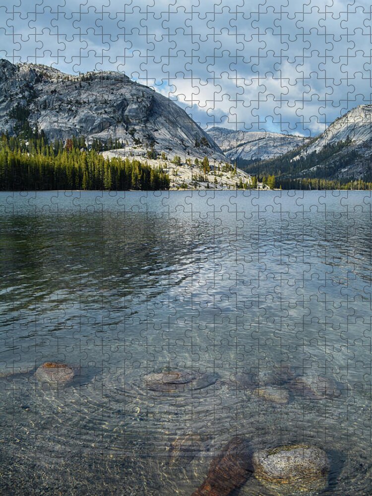 Yosemite National Park Jigsaw Puzzle featuring the photograph Tenaya Lake Portrait by Kyle Hanson