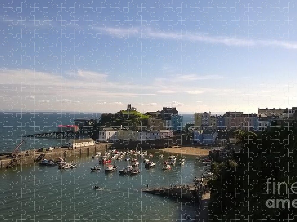 Tenby Jigsaw Puzzle featuring the photograph Tenby Harbour by Gemma Reece-Holloway