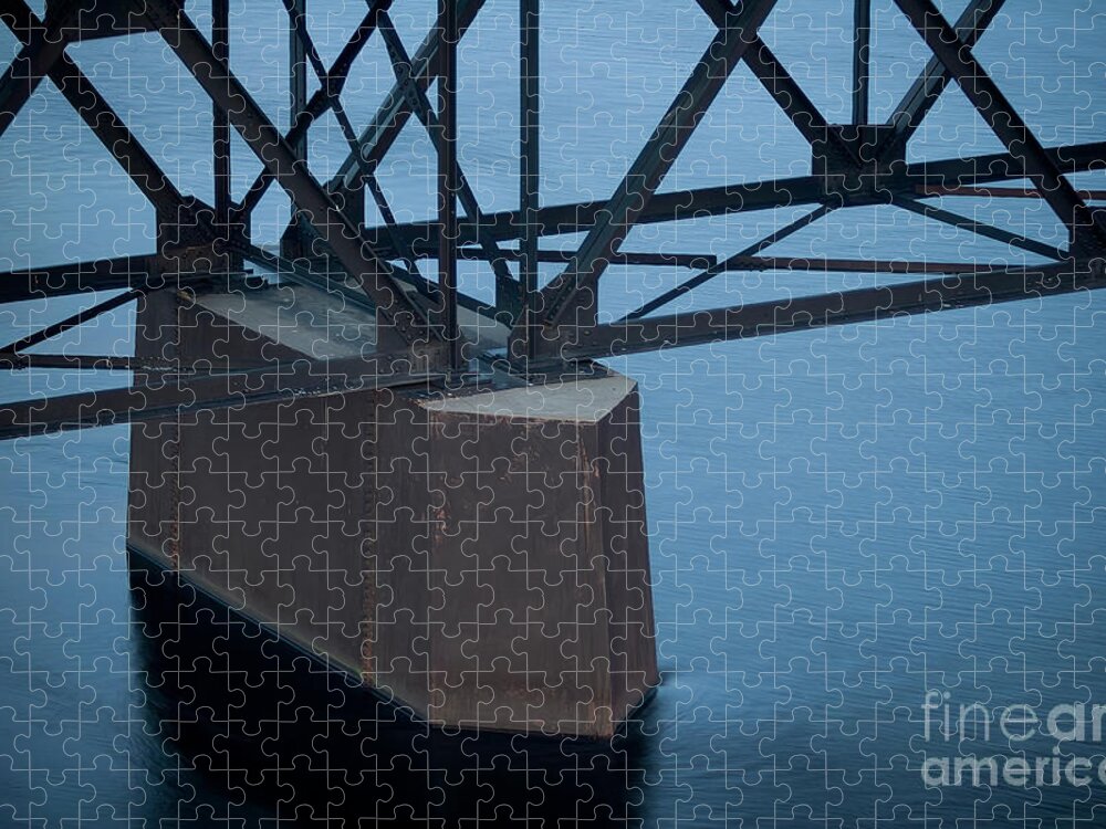 Bridge Jigsaw Puzzle featuring the photograph Tension Compression and Calm by RicharD Murphy